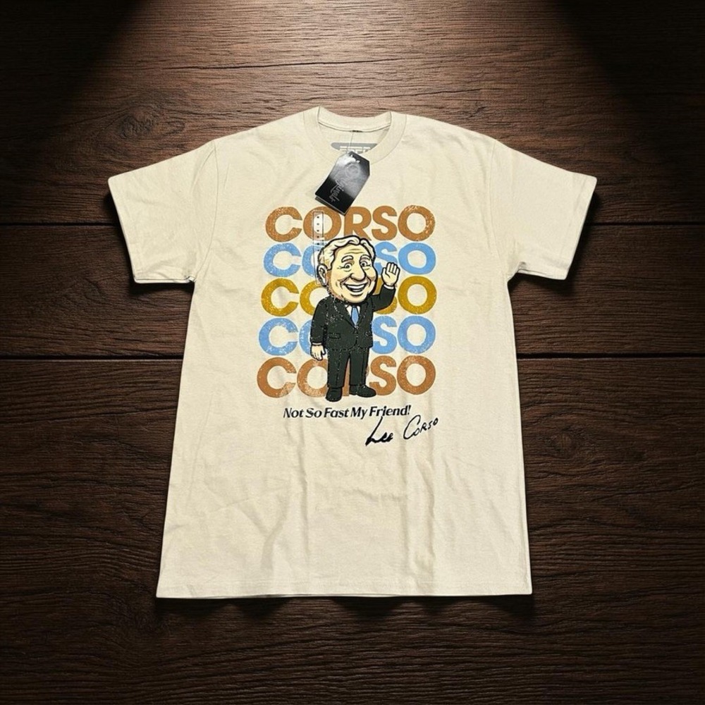 ESPN Lee Corso "Not So Fast My Friend" T-Shirt Medium Official College GameDay